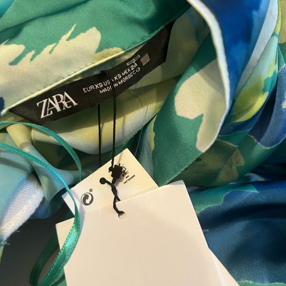 NWT Zara floral jumpsuit size XS - Picture 8 of 13